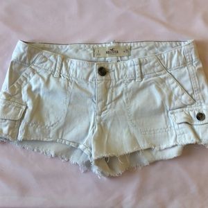 Hollister White Shorts